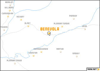 map of Benevola