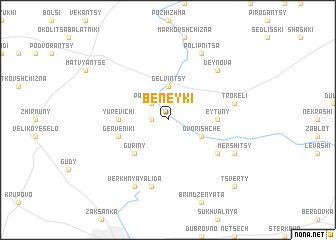 map of Beneyki