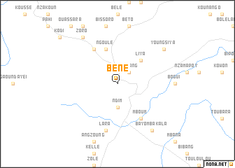 map of Bené