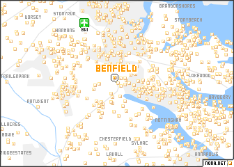 map of Benfield