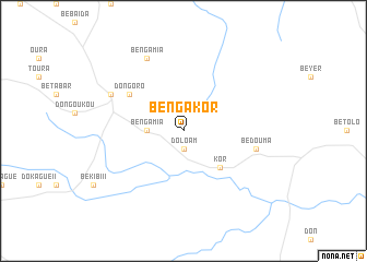 map of Bengakor