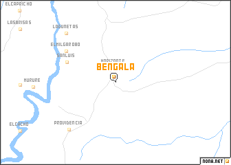 map of Bengala