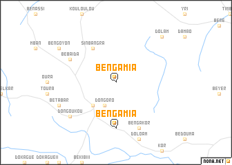 map of Bengamia