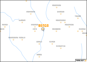 map of Benga