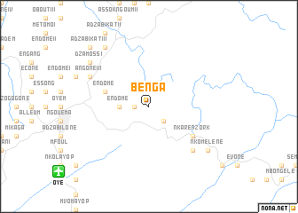 map of Benga