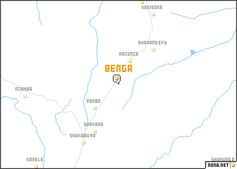map of Benga
