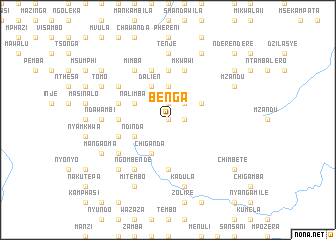 map of Benga