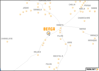 map of Benga