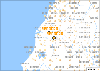 map of Bengcag