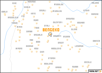 map of Bengéko