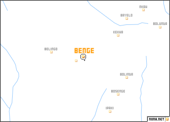 map of Benge