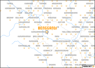 map of Benggandi