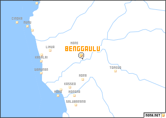 map of Benggaulu