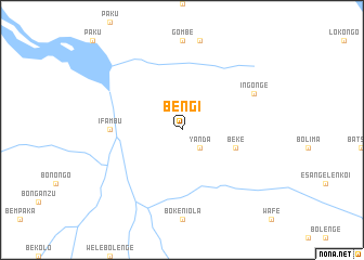 map of Bengi