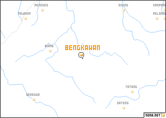 map of Bengkawan
