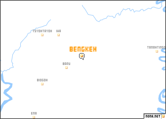 map of Bengkeh