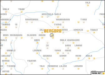 map of Bengoro