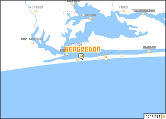 map of Bengrédon