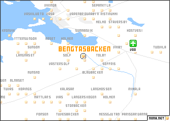 map of Bengtasbacken