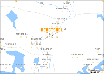 map of Bengtsbol