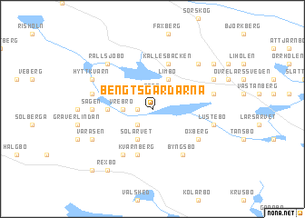 map of Bengtsgårdarna