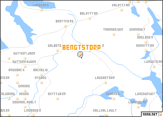 map of Bengtstorp