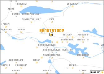 map of Bengtstorp