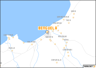 map of Benguela