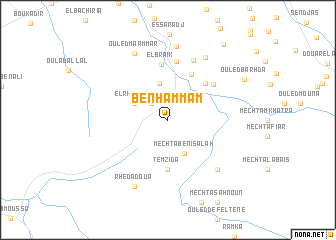 map of Ben Hammam