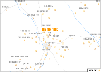 map of Benhang