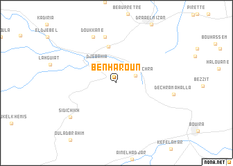 map of Ben Haroun