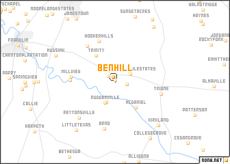 map of Benhill