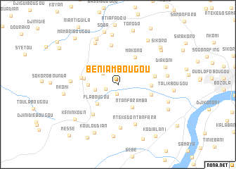 map of Bèniambougou