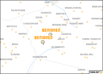 map of Beni Amer