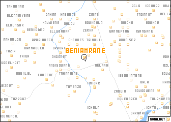 map of Beni Amrane