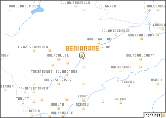 map of Beni Anâne