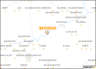 map of Beni Aoun