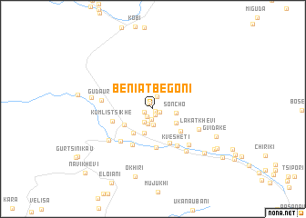 map of Beniat\