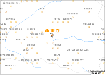 map of Beniaya