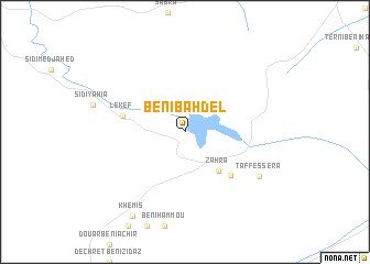 map of Beni Bahdel