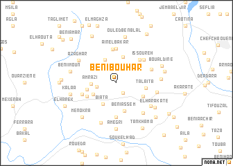 map of Beni Bouhar