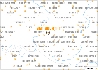 map of Beni Bouhtat