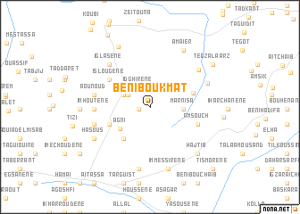 map of Beni Boukmât