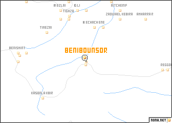 map of Beni Bou nʼSor