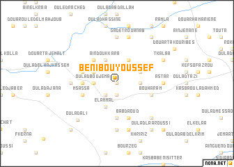 map of Beni Bou Youssef