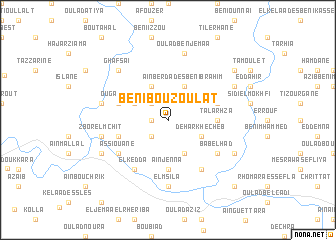 map of Beni Bouzoulat