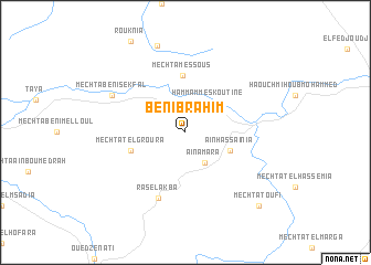 map of Beni Brahim