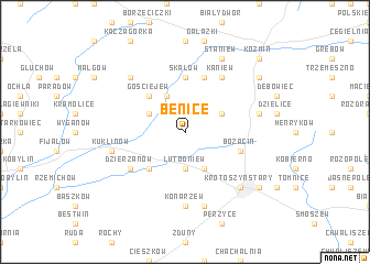 map of Benice