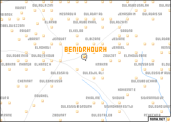 map of Beni Drhourh