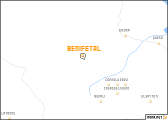 map of Benifetal